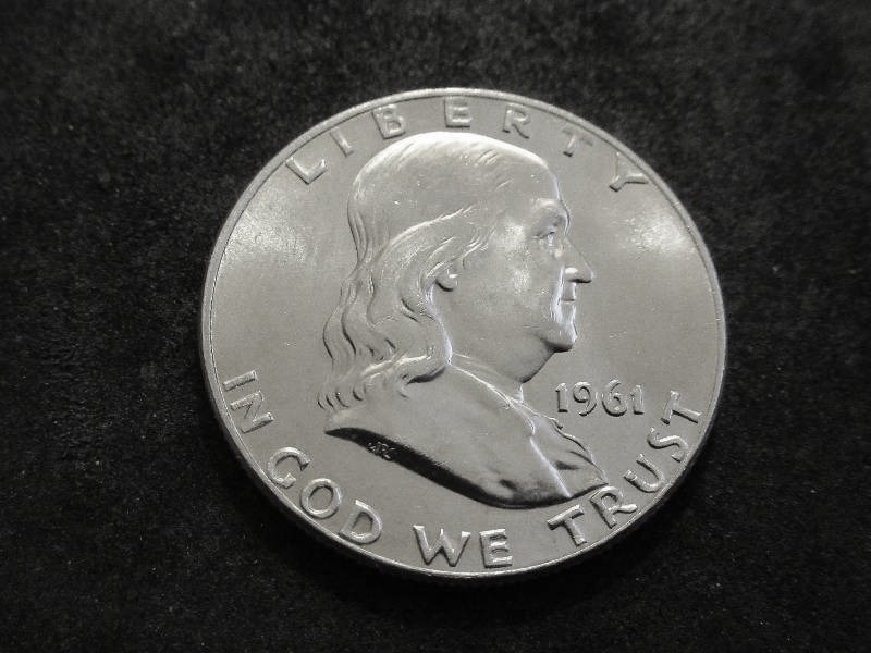 1961 D  Franklin Half Dollar