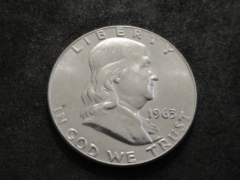 1963 D  Franklin Half Dollar
