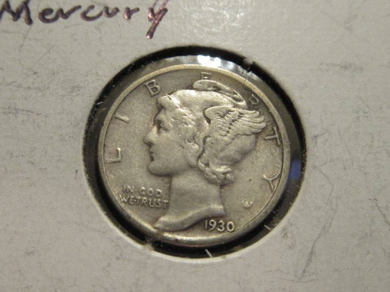 1930 S Mercury Dime