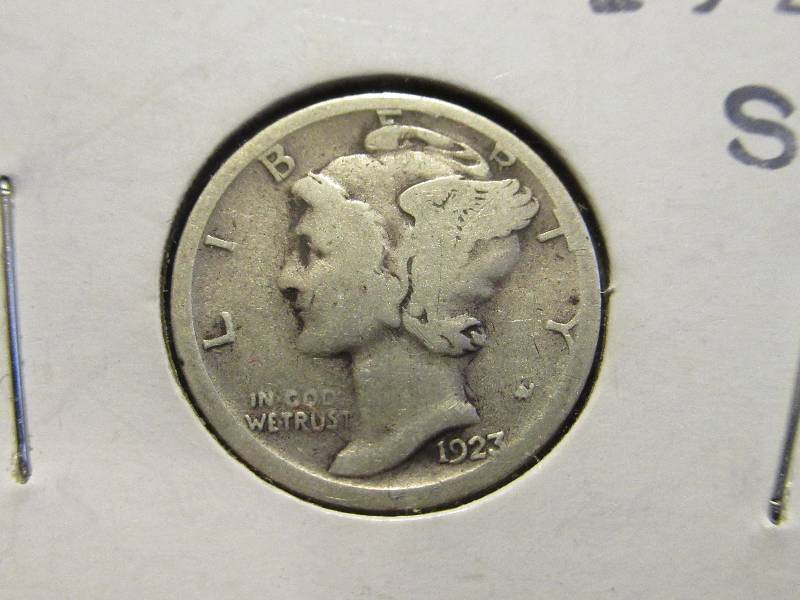 1923 S Mercury Dime