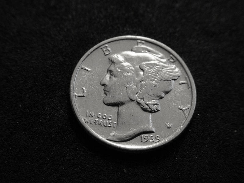 1939 Mercury Dime