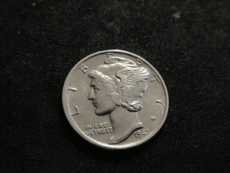 1941 Mercury Dime