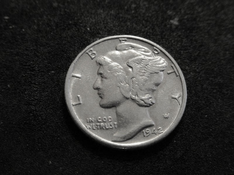 1942 Mercury Dime