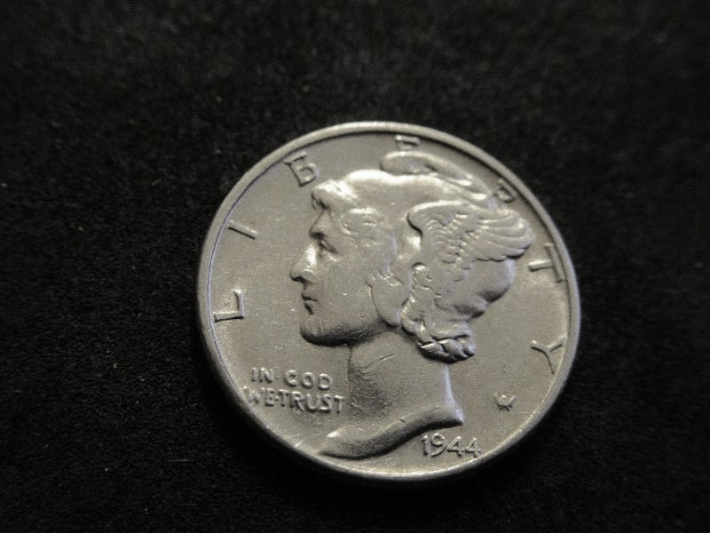 1944 Mercury Dime