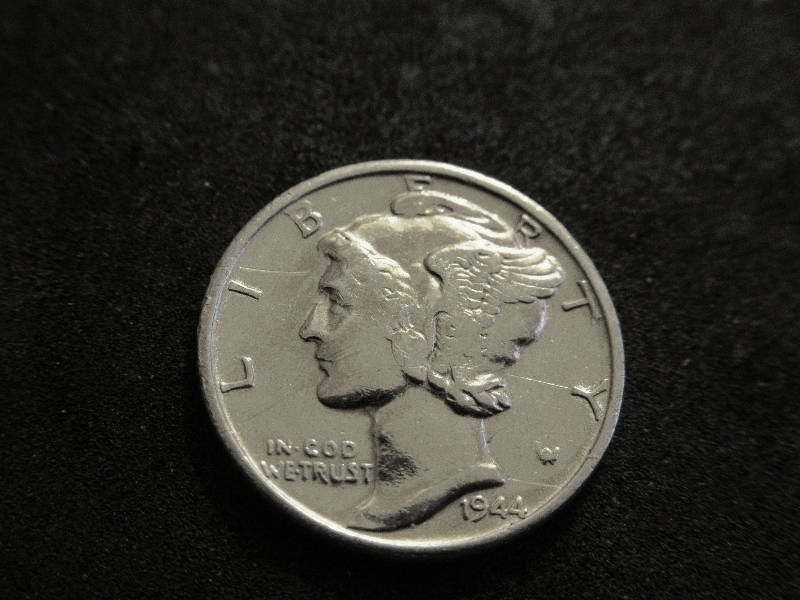 1944 S Mercury Dime