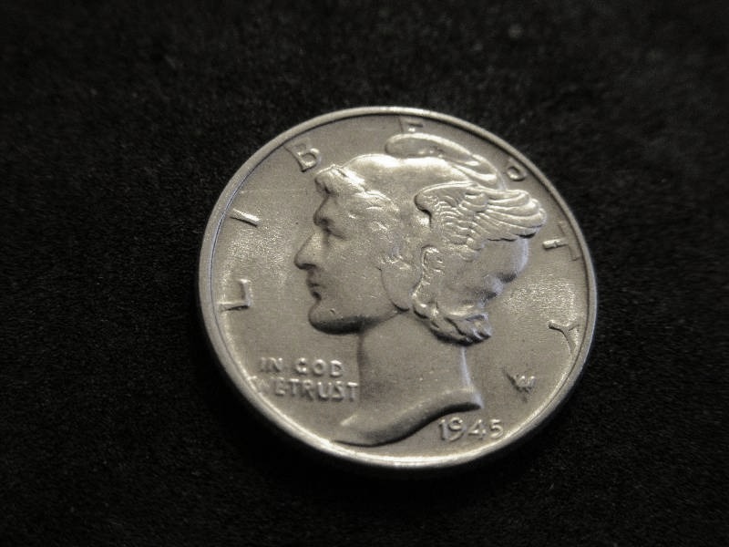 1945 Mercury Dime
