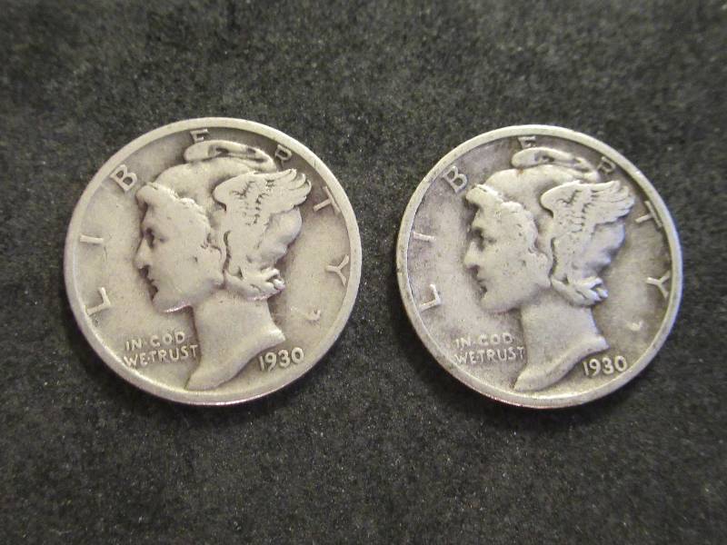 1930, 1930 S Mercury Dimes