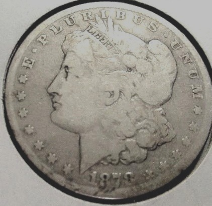 1878 CC  Morgan Silver Dollar