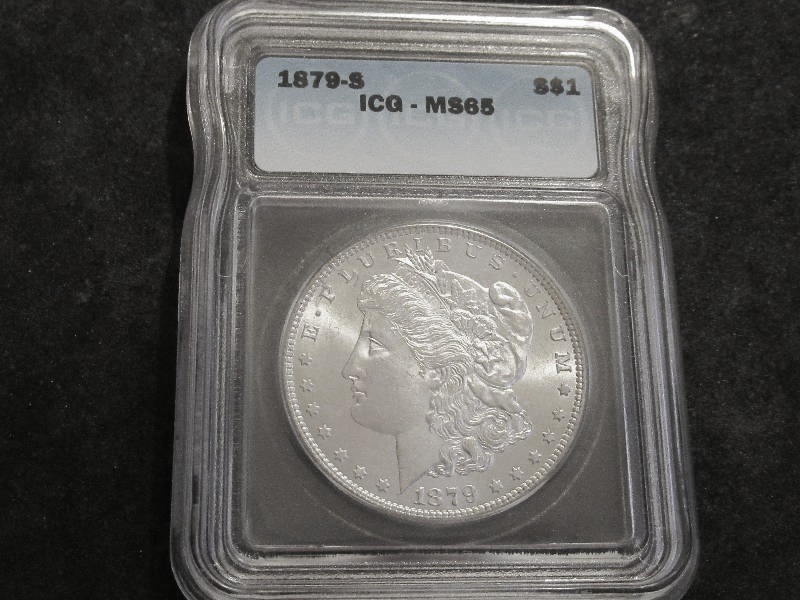 1879 S Reverse 79 Morgan Silver Dollar