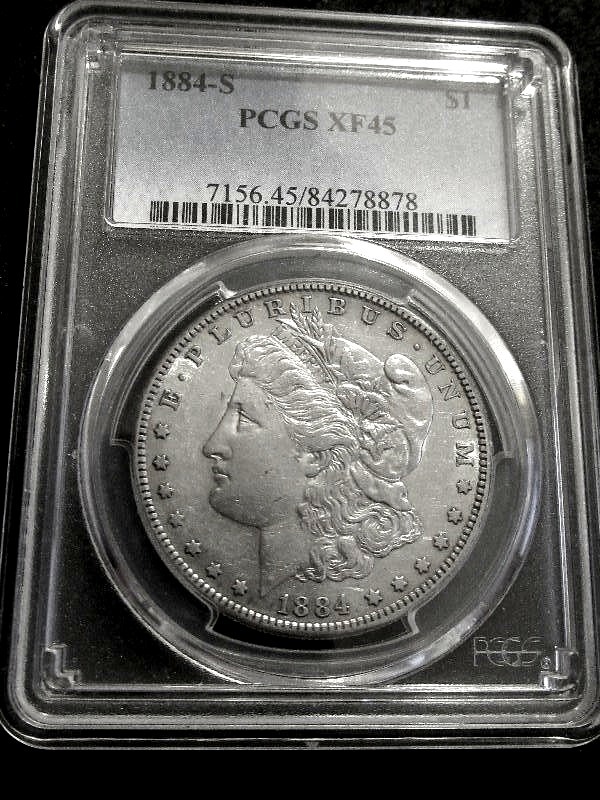1884 S Morgan Silver Dollar