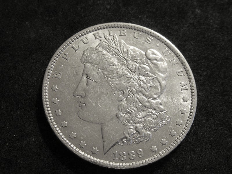 1889 O Morgan Silver Dollar