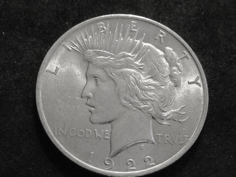 1922  Silver Peace Dollar