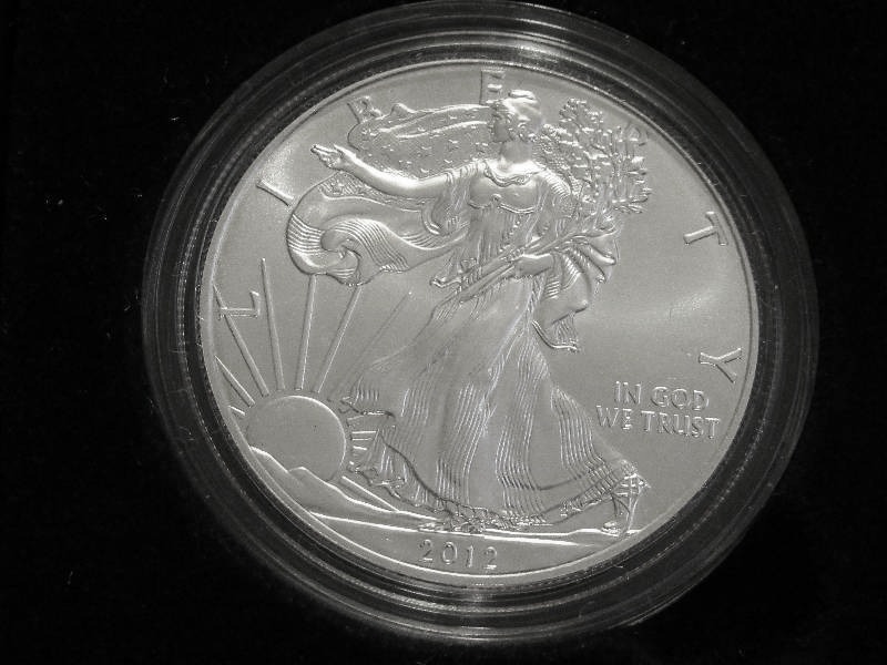 2012 American Silver Eagle Unc. 1 Oz. .999 Fine