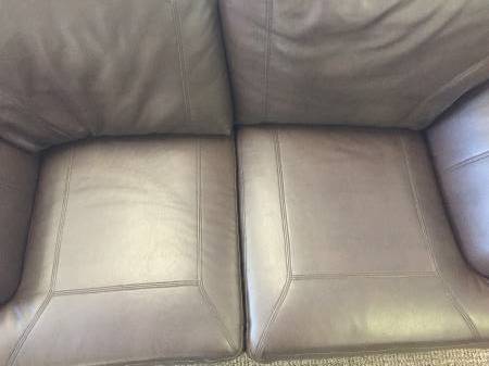 lot 35 image: New Coaster Home Furnishings Traditional Loveseat, Brown - MSRP $999.99