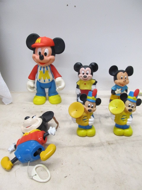 lot 32 image: Lot of Vintage MICKEY MOUSE Banks Toys etc