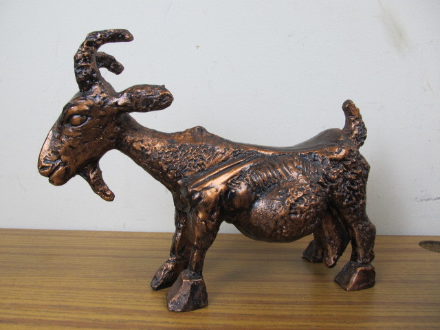 lot 105 image: Vintage Austin Productions Goat Sculpture