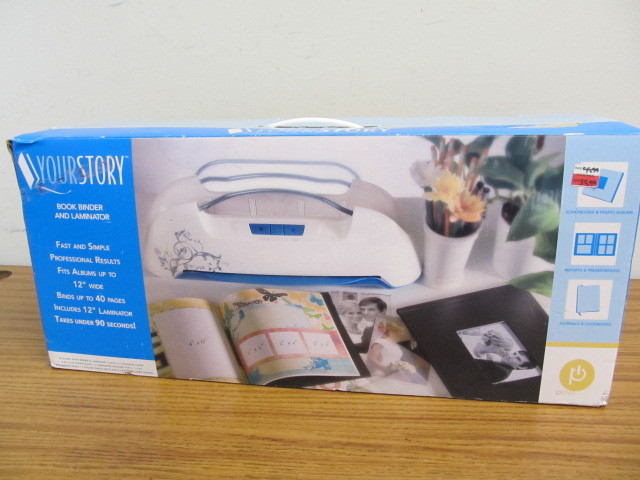 lot 69 image: NIB YourStory Bookbinder & Laminator