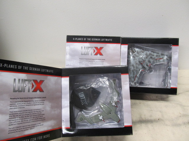 lot 76 image: 2 German WW2 LUFT-X Diecast Fighter Planes