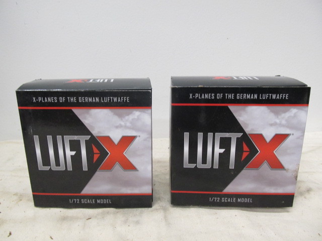 lot 77 image: 2 German WW2 LUFT-X Diecast Fighter Planes