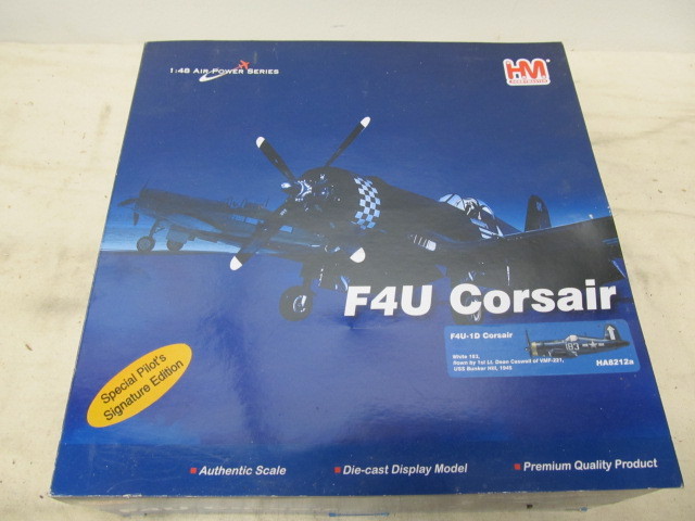 lot 78 image: Hobby Master F4U Corsair Diecast Fighter Plane