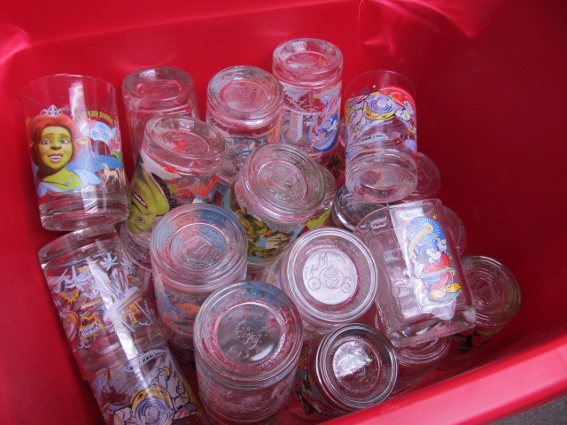 lot 192 image: Large Lot of Disney & McDonalds Collector Glasses