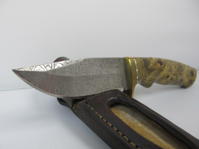 lot 2 image: Fantastic Hand Crafted Fixed Blade Knife by Jeff Hebeisen