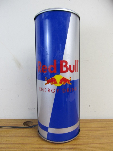 lot 177 image: Working RED BULL Lighted Wall Sign