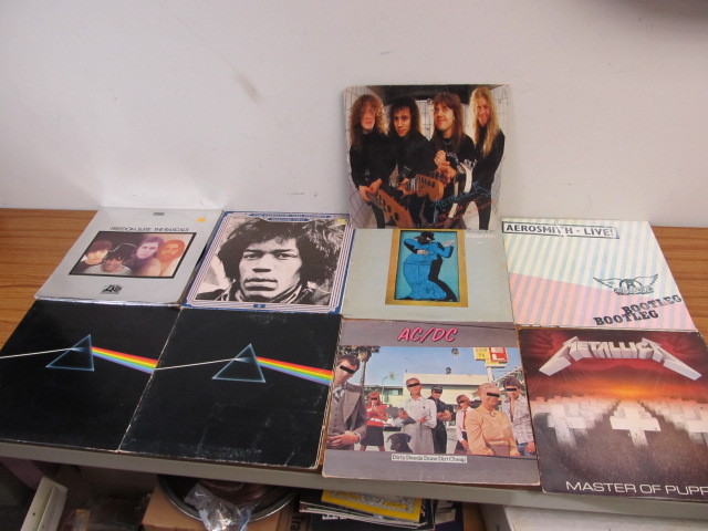lot 179 image: Group of Rock & Roll Vinyl Records