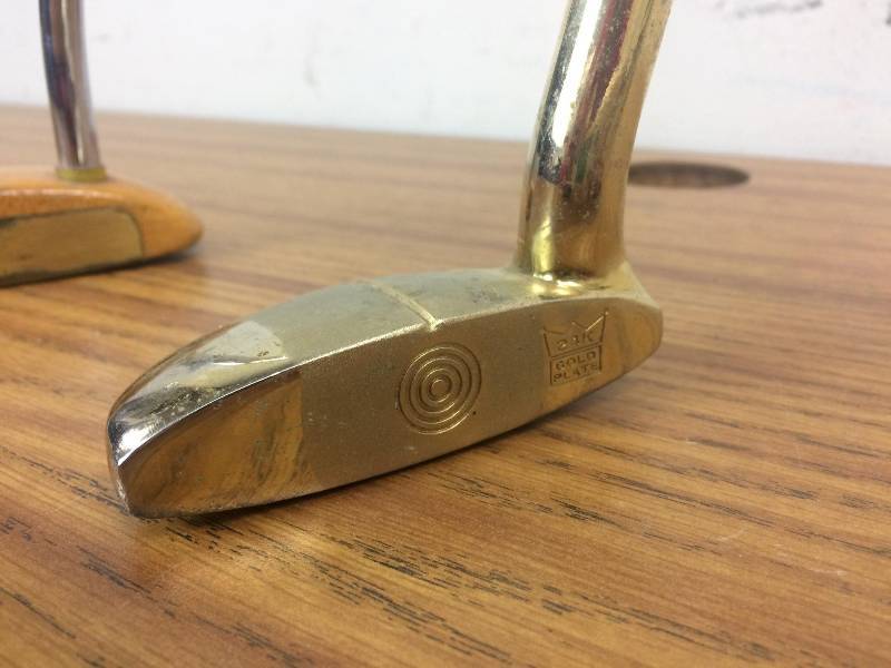 lot 168 image: Ben Hogan Sovereign & 24K Gold Plated Taylor made Putter