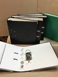 10 Binders- Black, White and Green