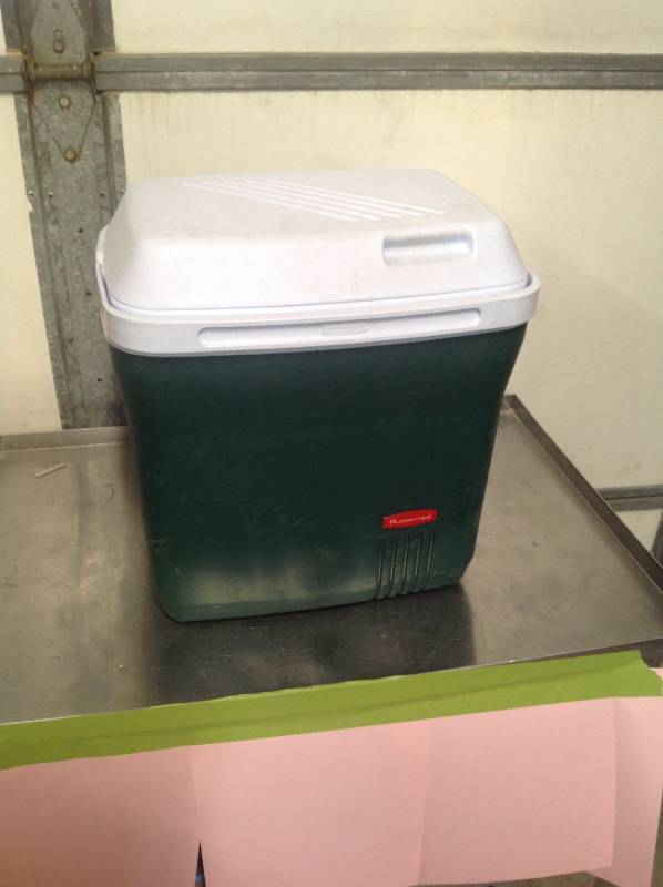 Rubbermaid - Green and White - 12.5 X 8.5 X 13 Inches