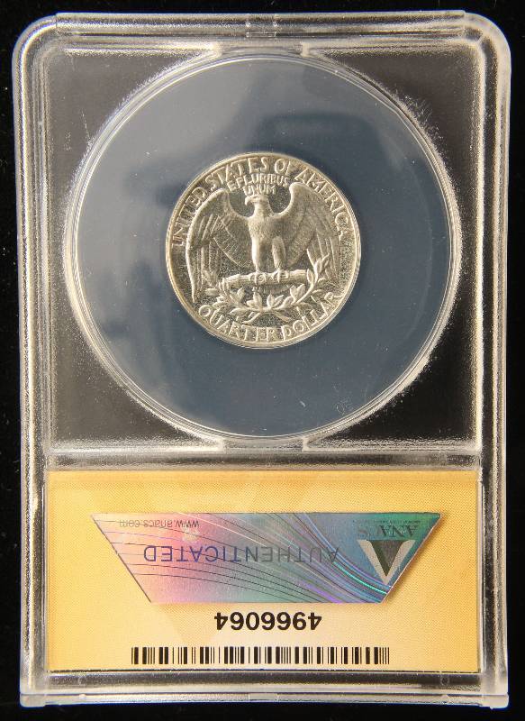 1957 PROOF WASHINGTON SILVER QUARTER PF66 ANACS
