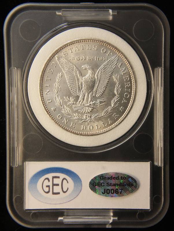 1883-O MORGAN SILVER DOLLAR MS67 GEC