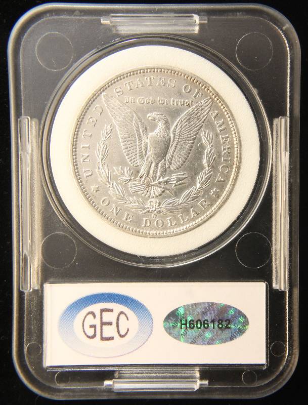 1887 MORGAN SILVER DOLLAR MS67 GEC