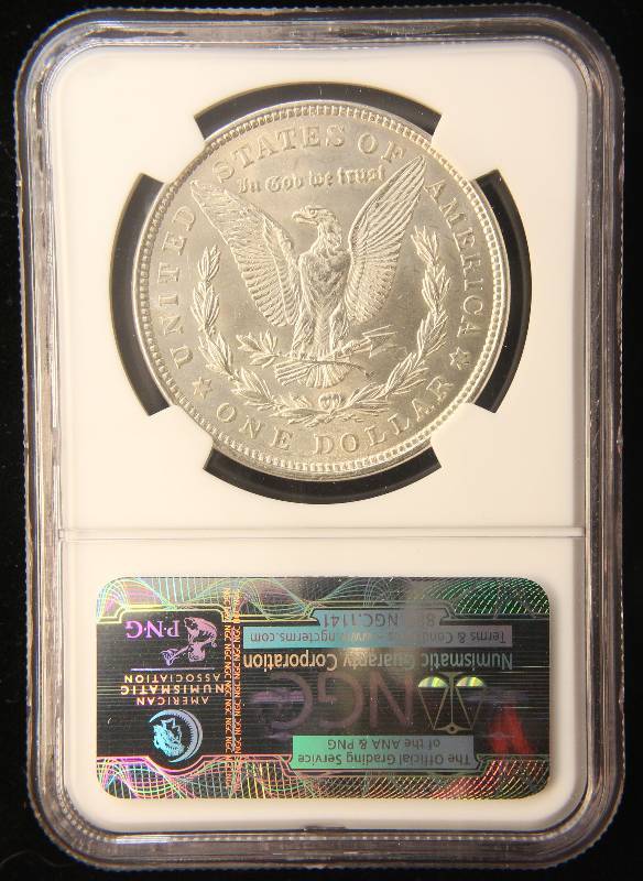 1921 MORGAN SILVER DOLLAR MS62 NGC