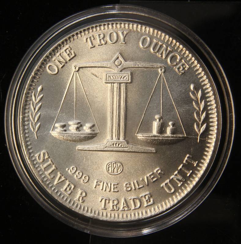 1 TROY OZ. .999 FINE SILVER TRADE UNIT SHIP IN AIRTITE