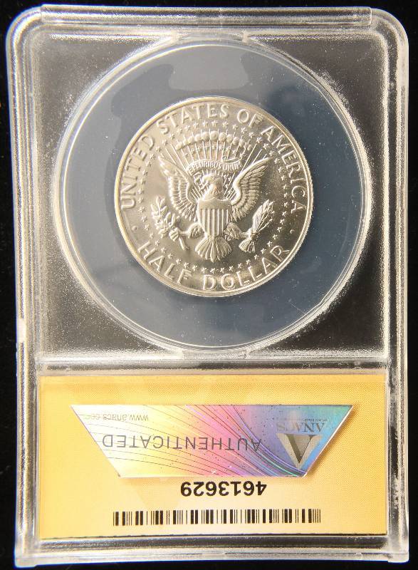 1964 PROOF KENNEDY SILVER HALF DOLLAR PF67 ANACS