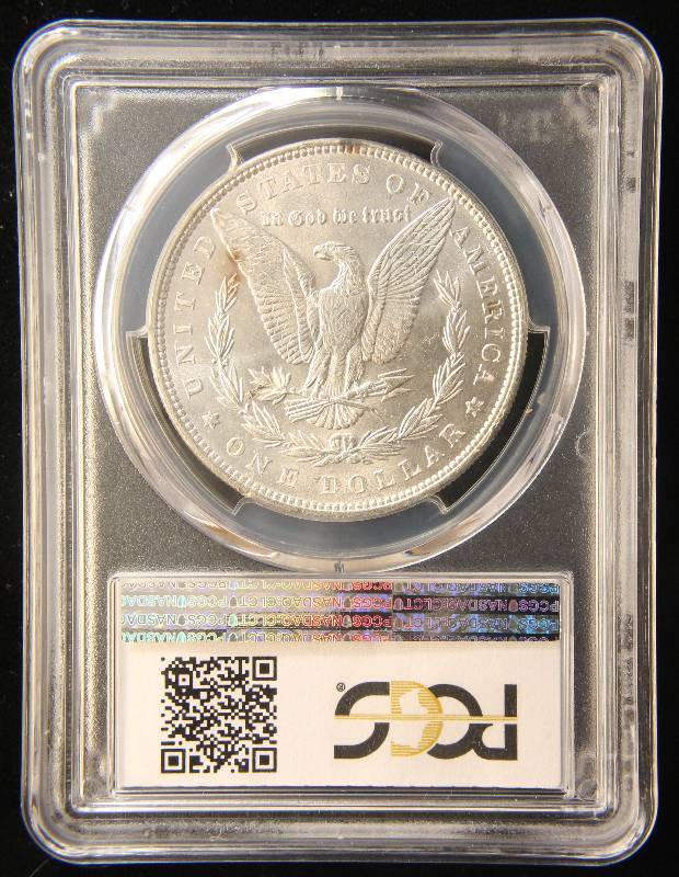 1886 MORGAN SILVER DOLLAR MS63 PCGS