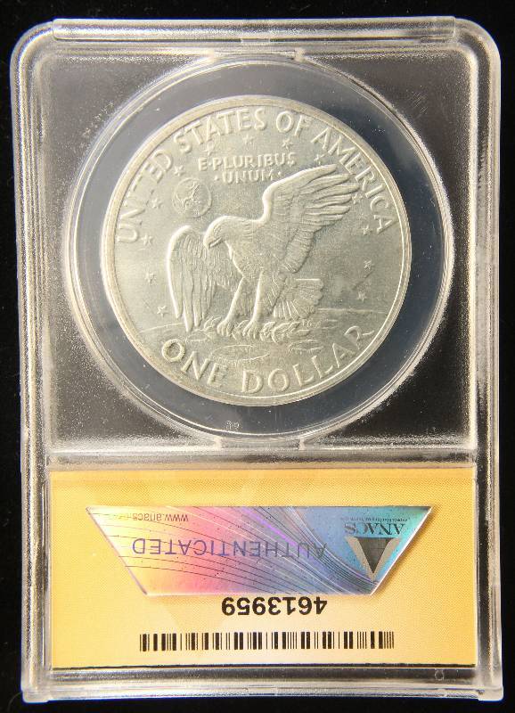 1971-S 40% SILVER EISENHOWER DOLLAR MS65 ANACS