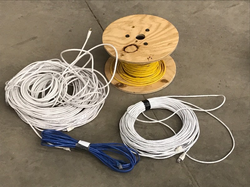 lot 9 image: Lot Of (2) Spools Of Category-5 Cab...