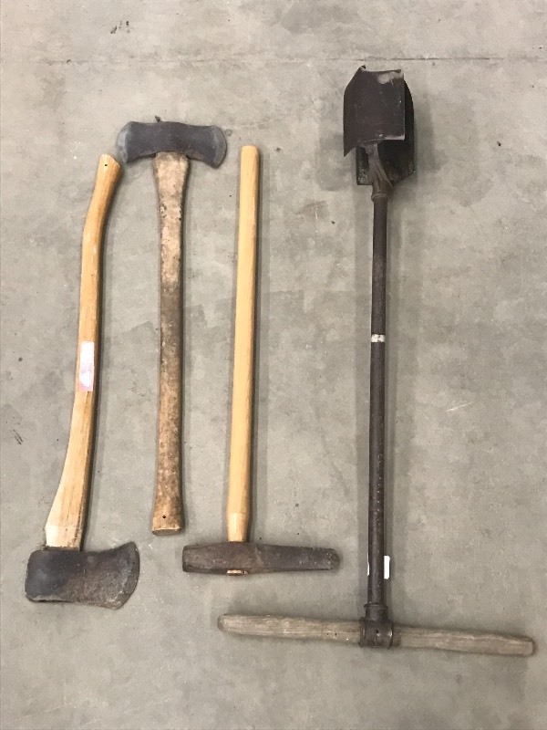 lot 34 image: Lot Of (1) Post-Hole Digger & (3) ...