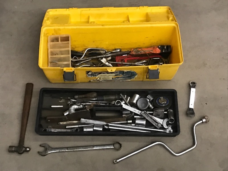 lot 51 image: Plano 26 Plastic Toolbox Full Of A...