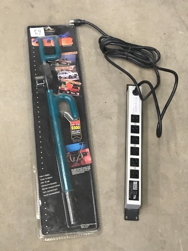 lot 63 image: Lot Of (1) New Steering Wheel Lock ...