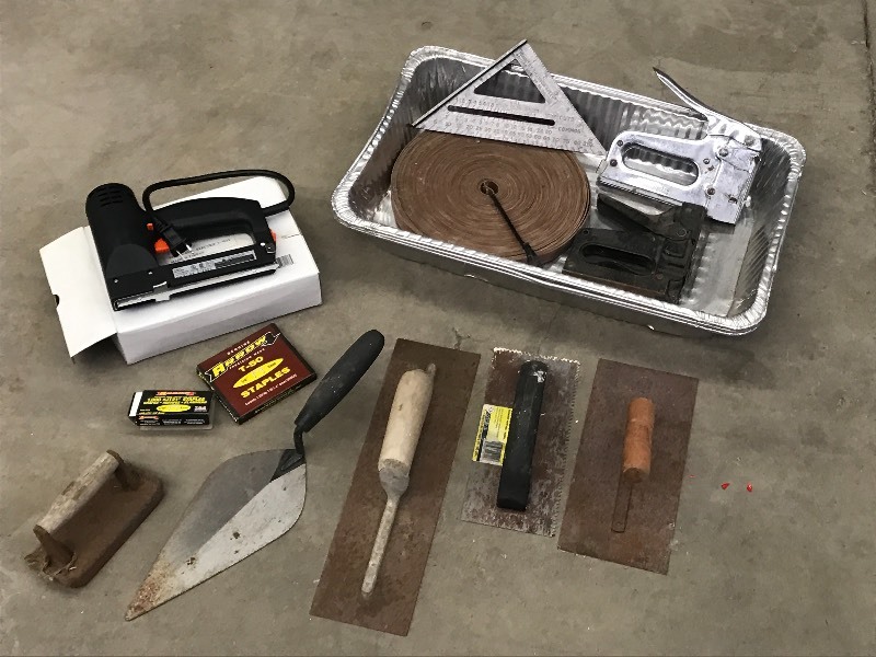lot 90 image: Lot Of Assorted Concrete Tools, Mi...