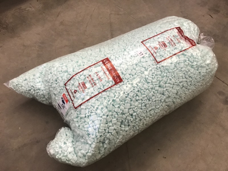 lot 97 image: Full Bag Of Packing Peanuts---4ft H...