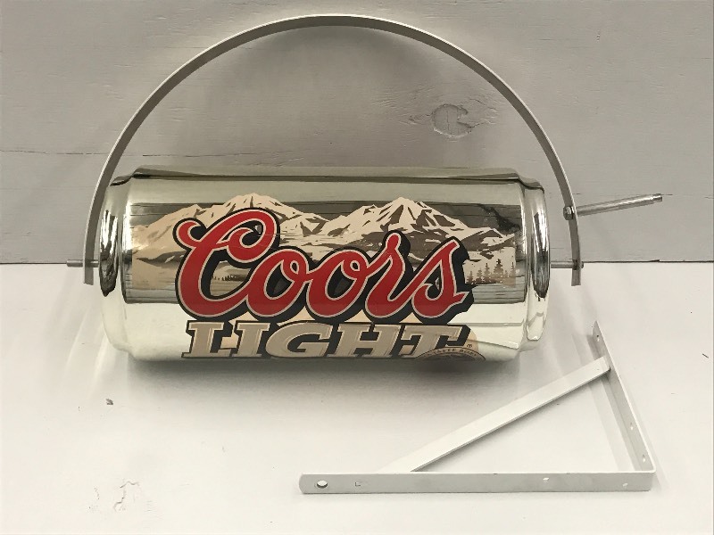 lot 26 image: Coors Light 3D Wall Mount Beer Can,...