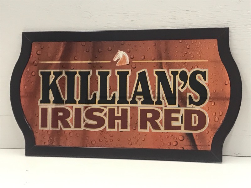 lot 38 image: Killians Irish Red Framed Beer Sign...