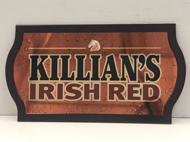 lot 47 image: Killians Irish Red Framed Beer Sign...