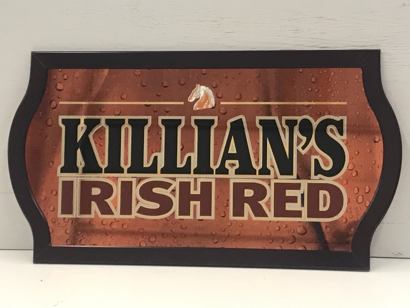 lot 48 image: Killians Irish Red Framed Beer Sign...