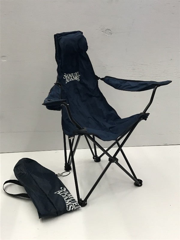 lot 126 image: Samuel Adams Folding Camp Chair ...